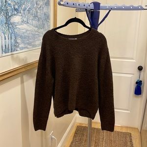 Brown long sleeve sweater size small